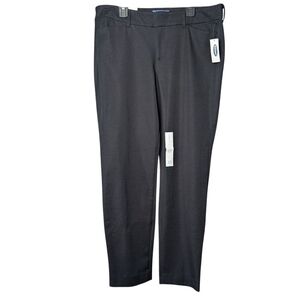 New Old Navy Women's 12 Regular Black Mid Rise Dress Pants Business Work Office